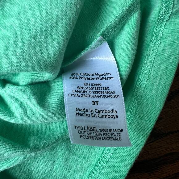 🍭6/&30 Wonder Nation Lucky Clover St. Patrick's Day Short Sleeve T Shirt - 3T - Picture 4 of 4